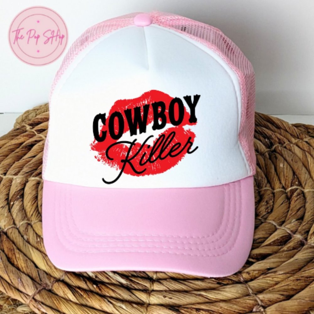 Cowboy Killer - Pink Trucker Hat